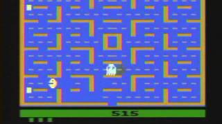 Pac-Man Atari 2600 Gameplay