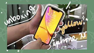 unboxing iphone xr 2021 