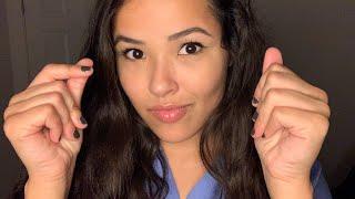 ASMR  chaotic cranial nerve exam FAST & AGGRESSIVE