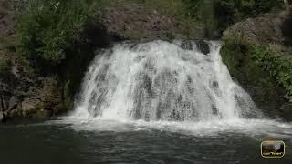 Водопад деревня  Глядень Шарыповский район Красноярский край