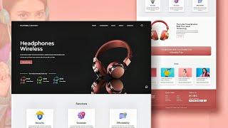 Complete Responsive Headphone Store Website using React JS + Tailwind CSS + Framer-motion