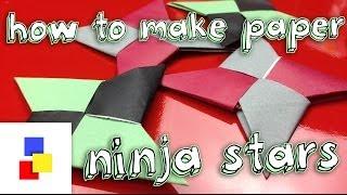 How To Make A Paper Ninja Star