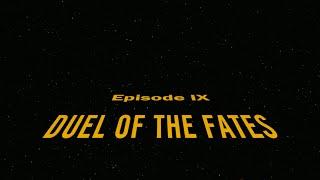 Star Wars Duel Of The Fates  Colin Trevorrow Crawl Recreation  ItzJonnyFX