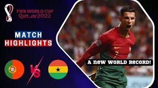 Cristiano Ronaldo breaks ANOTHER record  Portugal v Ghana highlights  FIFA World Cup Qatar 2022