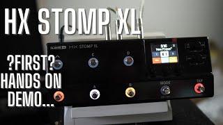 Line 6 HX STOMP XL  First Hands on DEMO