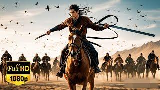 Kung Fu MovieThis man on horseback is actually a Kung Fu master who kills enemies violently#movie