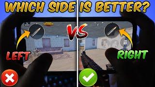 Left vs Right Fire Button PUBG Mobile & BGMI Which is better? GuideTutorial Tips & Tricks Handcam