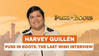 Harvey Guillen compares his roles in What We Do in the Shadows & Puss in Boots The Last Wish