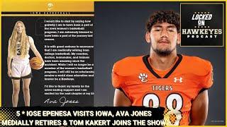 Iowa Football 5 * Iose Epenesa visits another Dejean? Hawkeye Reports Tom Kakert joins