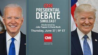 Watch live CNN Presidential Debate Simulcast Thursday 9PM EST