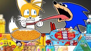 Shin Sonic Tapes - Tails VS Shin Sonic Convenience Store BLUE YELLOW MUKBANG  Sonic The Hedgehog