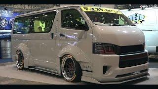 Tokyo AutoSalon 2017  Hiace Style l  東京改裝車展2017   大車改裝