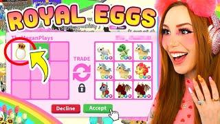 MEGA RICH Server TRADING. Royale Egg Trading In Roblox Adopt Me