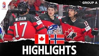 Highlights  Canada vs. Norway  2024 #MensWorlds