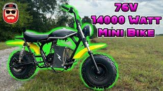 14000 Watt 76V Electric Mini Bike Build  Electro & Co