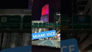 MiamiVice Area Downtown Miami #youtubeshorts #shorts #colinfarrell #jamiefoxx #downtownmiami