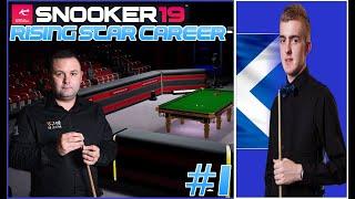 SNOOKER 19  RISING STAR CAREER MODE  EP.1  ROOKIE TO WORLD NO.1