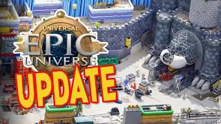 Epic Universe Construction Update  Progress In Super Nintendo World & More