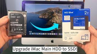 How To UpgradeReplace 2017 4K iMac Main HDD to SSD