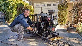 The Livi B. Railroad - Tiny backyard railroad around a house