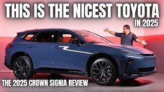 This is The Nicest Toyota in 2025 The Crown Signia Review