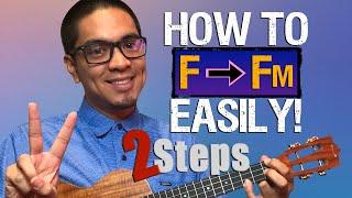 F to Fm Ukulele Transition Easy