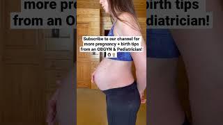 Pregnancy Tip Do this every day to improve breathing diastasis + pushing during labor #shorts