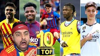 GELECEĞİN EN İYİ 10 GENÇ FUTBOLCU STARLARI 2023  Arda Güler  Pedri  Bellingham  Balde 