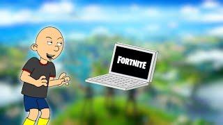 Classic Caillou Hacks On Fortnite Gets Banned And Gets Grounded