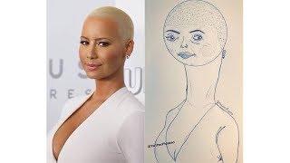 Fan art by @Tw1tterPicasso  Amber Rose Chris Bosh and others...