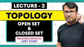 Topology  Open Set & Closed Set in Topology  Neighborhood Limit Point in Topology