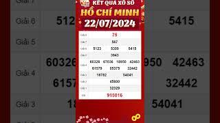 Xổ số Thành Phố - Xổ số Hồ Chí Minh ngày 22 tháng 7 - XSHCM - SXHCM #xsmn