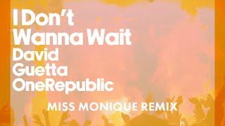 David Guetta & OneRepublic - I Dont Wanna Wait Miss Monique remix Visualizer