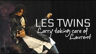 LES TWINS  LARRY TAKING CARE OF LAURENT injury