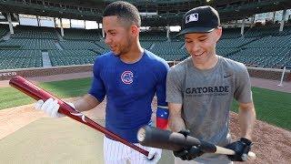 Playing baseball AT WRIGLEY FIELD with Willson Contreras