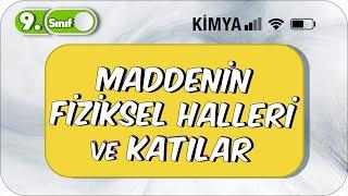 Maddenin Fiziksel Halleri ve Katılar  Öğrenme Garantili Özet Anlatım  #2023