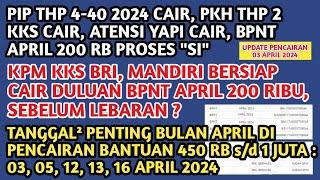 CAIR DULUAN️BANTUAN BPNT APRIL 200 RB DI 2 BANK INI KARENA STATUS SUDAH SI #pkh #bpnt #pip