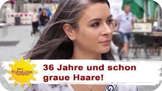 Kein Grund zu färben Graue Haare und stolz drauf  SAT.1 Frühstücksfernsehen