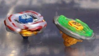 Beyblade Meteo L drago LW105LF vs Flame Libra T125ES Ryuga vs Yu