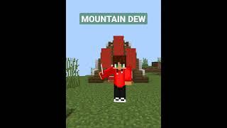 Coke Vs Mountain Dew   #scorpionop #minecraft #shorts #short #minecraftviralshorts #minecraftmeme