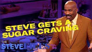 When that sugar craving hits even Steve Harvey cant resist 