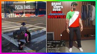 NEW Pizza Boy Delivery Missions OUTFIT Money BOTTOM Dollar Bounties GTA 5 DLCGTA Online Update