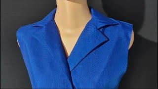 Stitching tutorial for beginners  Neck Sewing tricks tips