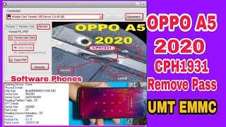 OPPO A5 2020 CPH1931 REMOVE PASSWORD BY UMT EMMC TOOL NO NEED FILE RESET OKAY1000%