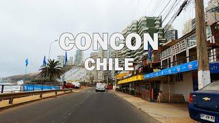 Concon Chile - Driving Tour 4K