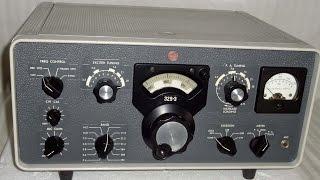 Collins 32S 3 HF SSB transmitter demo