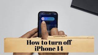 How to turn off iPhone 14 and iPhone 14 Plus - Switch offOn