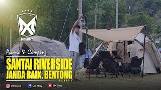 Family camping  Santai Riverside Janda Baik  only this campsite is available  Sabbatical Gilia