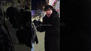 She broke up with Korean guy yesterday #korea #koreanguy #streetinterview