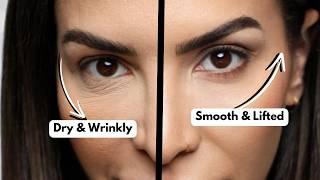 How to Cover Up Under Eye Dark Circles & Stop Concealer from Creasing in Wrinkles NO FILTER